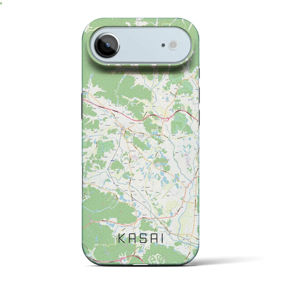 【加西(兵庫県)】地図柄iPhoneケース(バックカバータイプ)ブラック・iPhone 17 Pro Max 用
