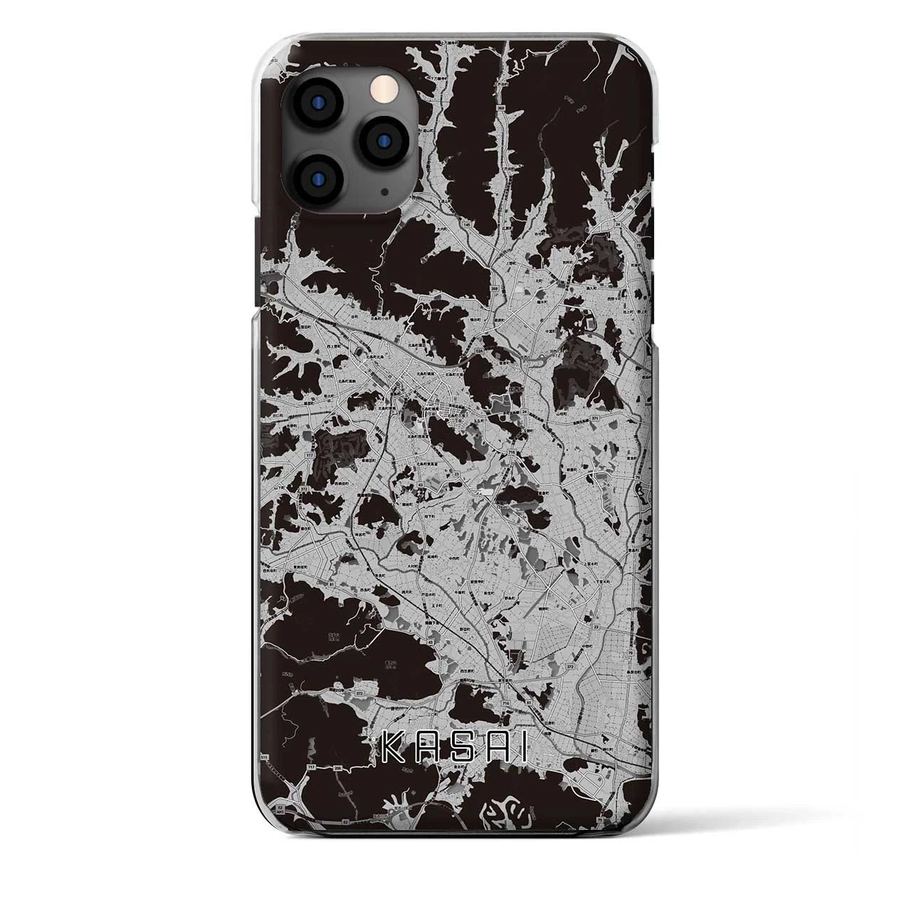 【加西（兵庫県）】地図柄iPhoneケース（クリアタイプ）