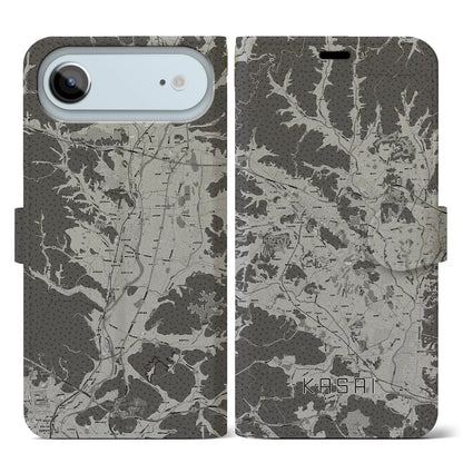 【加西（兵庫県）】地図柄iPhoneケース（手帳タイプ）