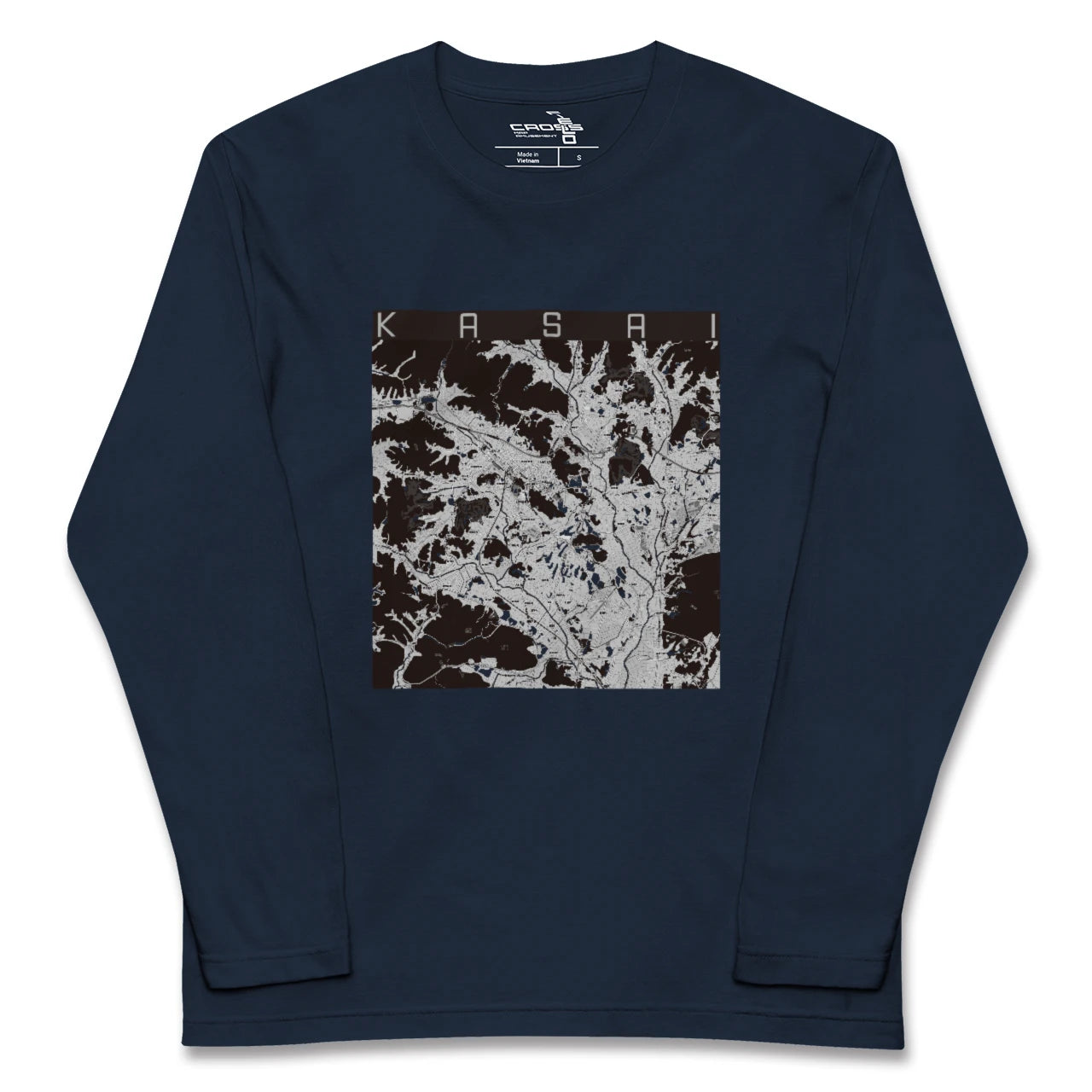 【加西（兵庫県）】地図柄ロングスリーブTシャツ