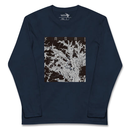【加西（兵庫県）】地図柄ロングスリーブTシャツ