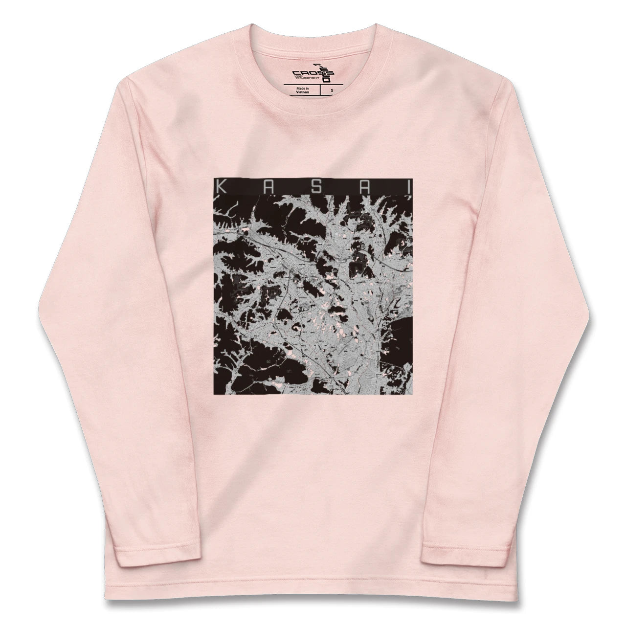 【加西（兵庫県）】地図柄ロングスリーブTシャツ