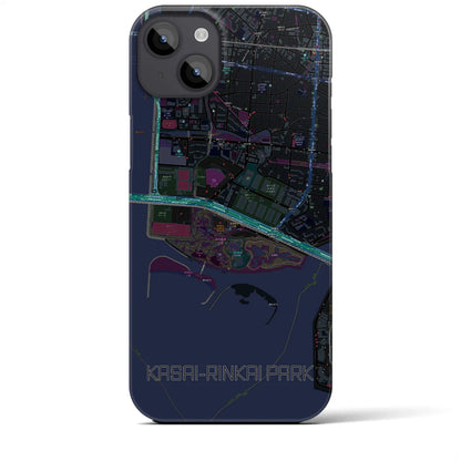 【葛西臨海公園（東京都）】地図柄iPhoneケース（バックカバータイプ）