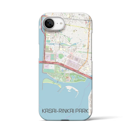 【葛西臨海公園（東京都）】地図柄iPhoneケース（バックカバータイプ）