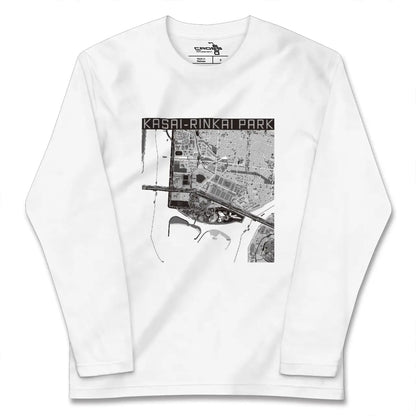 【葛西臨海公園（東京都）】地図柄ロングスリーブTシャツ