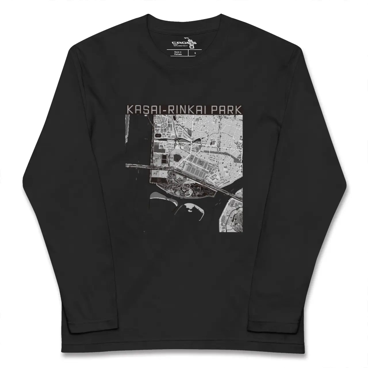 【葛西臨海公園（東京都）】地図柄ロングスリーブTシャツ