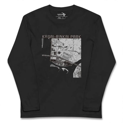 【葛西臨海公園（東京都）】地図柄ロングスリーブTシャツ