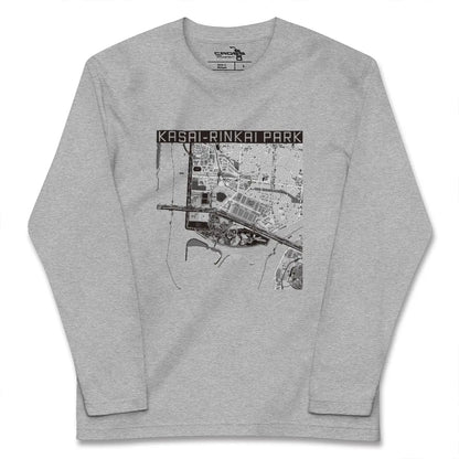 【葛西臨海公園（東京都）】地図柄ロングスリーブTシャツ