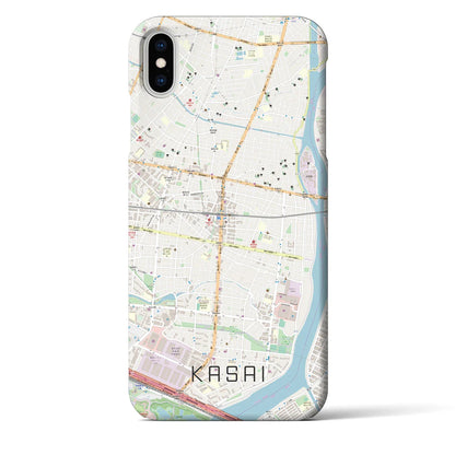【葛西（東京都）】地図柄iPhoneケース（バックカバータイプ）