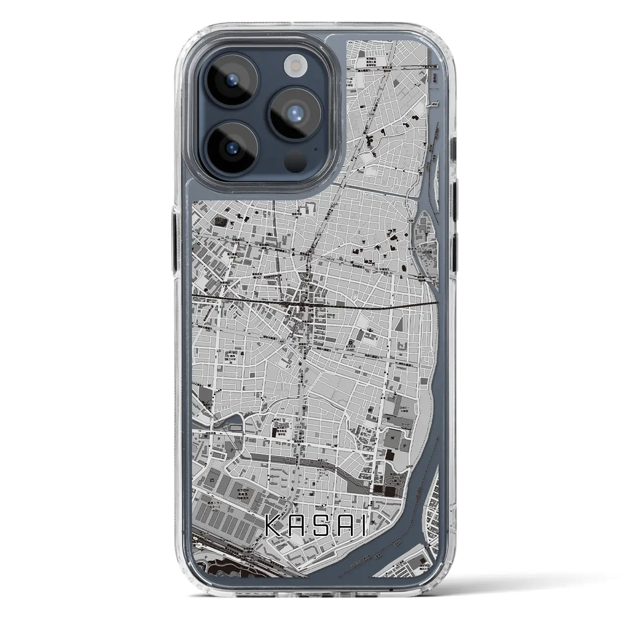 【葛西（東京都）】地図柄iPhoneケース（MagSafeタイプ）