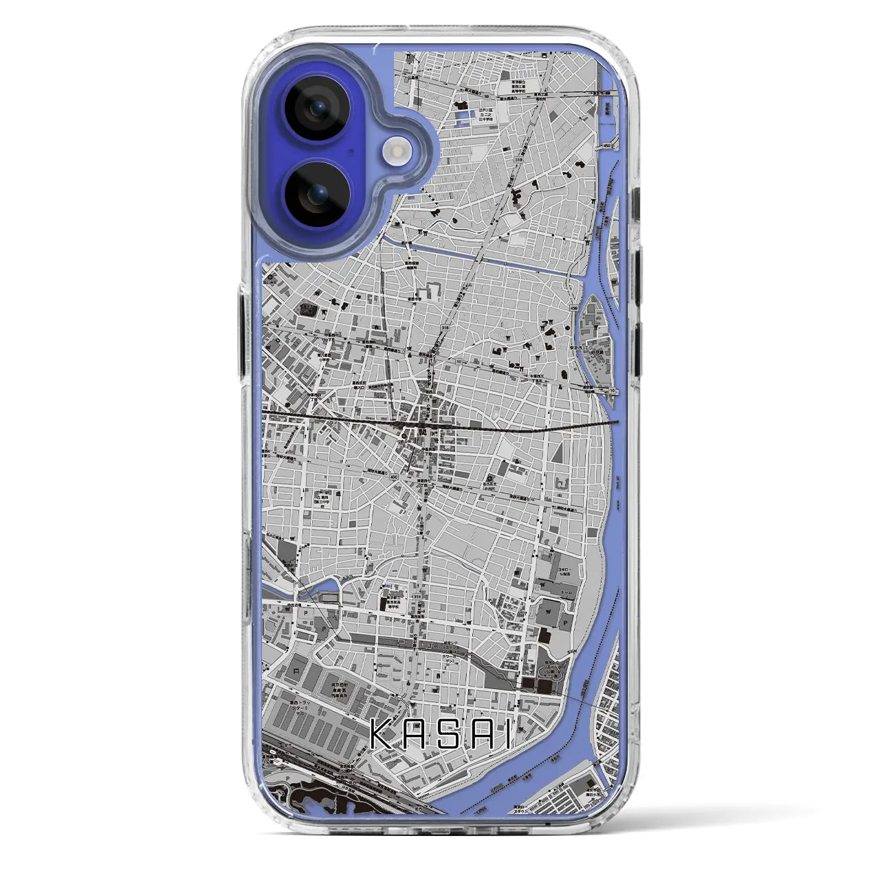 【葛西（東京都）】地図柄iPhoneケース（MagSafeタイプ）