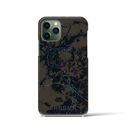 【笠間（茨城県）】地図柄iPhoneケース（バックカバータイプ）