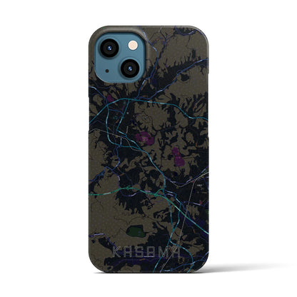 【笠間（茨城県）】地図柄iPhoneケース（バックカバータイプ）