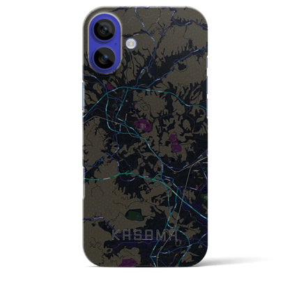 【笠間（茨城県）】地図柄iPhoneケース（バックカバータイプ）