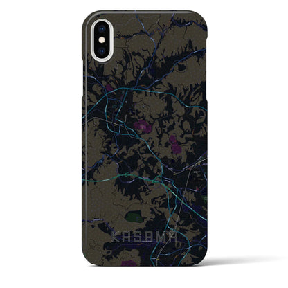 【笠間（茨城県）】地図柄iPhoneケース（バックカバータイプ）