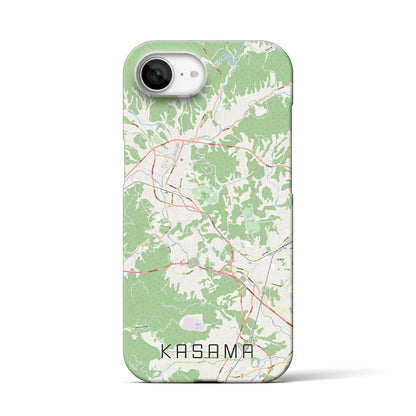 【笠間（茨城県）】地図柄iPhoneケース（バックカバータイプ）