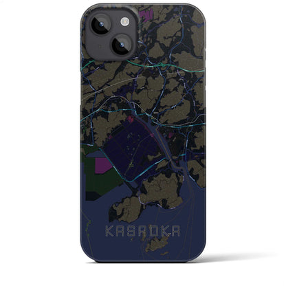 【笠岡（岡山県）】地図柄iPhoneケース（バックカバータイプ）