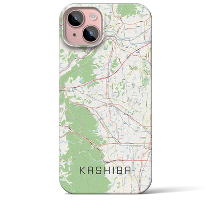 【香芝（奈良県）】地図柄iPhoneケース（バックカバータイプ）