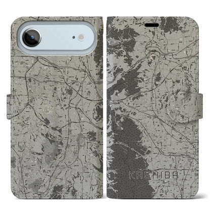 【香芝（奈良県）】地図柄iPhoneケース（手帳タイプ）