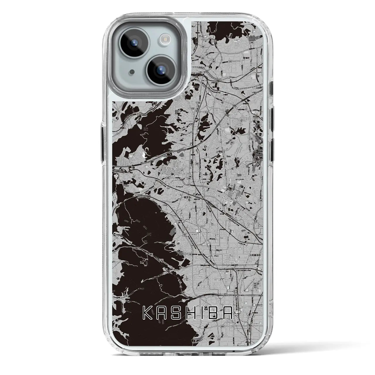 【香芝（奈良県）】地図柄iPhoneケース（MagSafeタイプ）