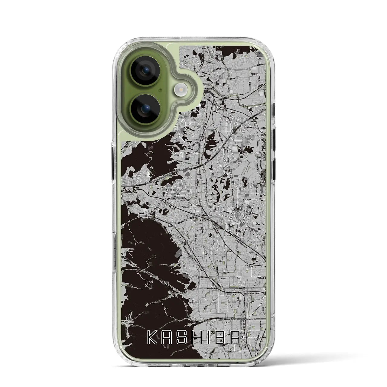 【香芝（奈良県）】地図柄iPhoneケース（MagSafeタイプ）