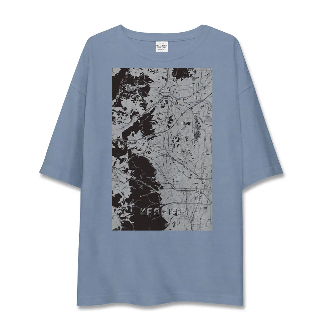 【香芝(奈良県)】地図柄ビッグシルエットTシャツ