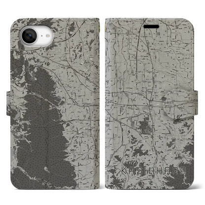 【橿原（奈良県）】地図柄iPhoneケース（手帳タイプ）