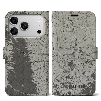 【橿原（奈良県）】地図柄iPhoneケース（手帳タイプ）