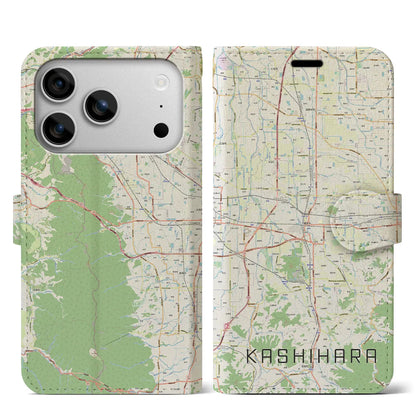 【橿原（奈良県）】地図柄iPhoneケース（手帳タイプ）