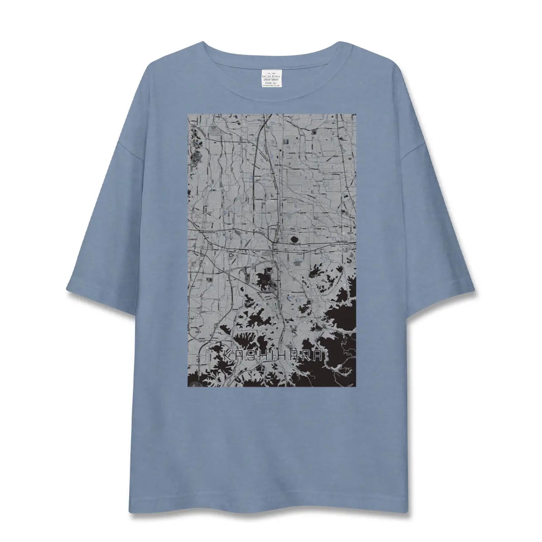 【橿原（奈良県）】地図柄ビッグシルエットTシャツ