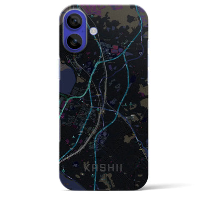 【香椎（福岡県）】地図柄iPhoneケース（バックカバータイプ）