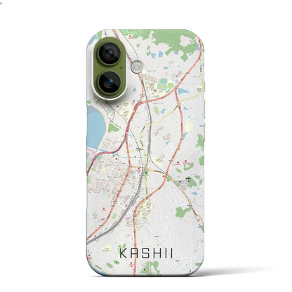 【香椎（福岡県）】地図柄iPhoneケース（バックカバータイプ）