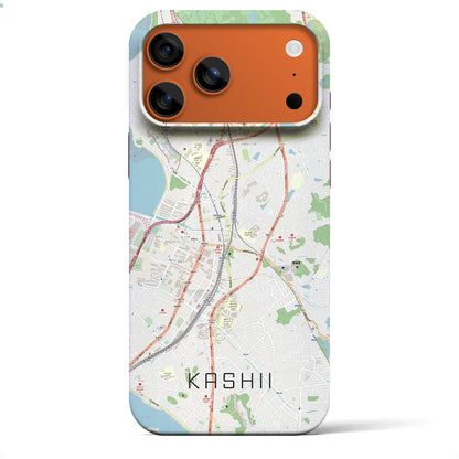 【香椎（福岡県）】地図柄iPhoneケース（バックカバータイプ）