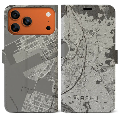 【香椎（福岡県）】地図柄iPhoneケース（手帳タイプ）