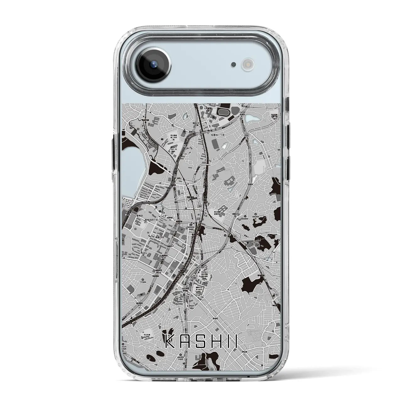 【香椎（福岡県）】地図柄iPhoneケース（MagSafeタイプ）