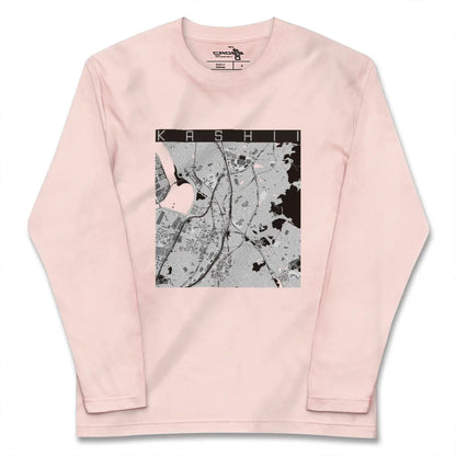 【香椎（福岡県）】地図柄ロングスリーブTシャツ