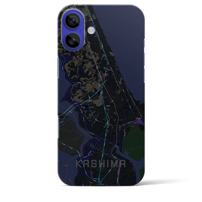 【鹿島（茨城県）】地図柄iPhoneケース（バックカバータイプ）