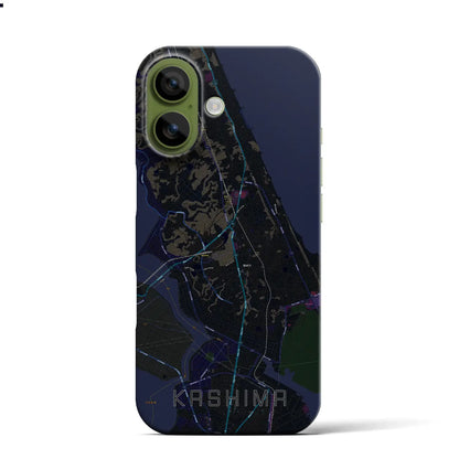 【鹿島（茨城県）】地図柄iPhoneケース（バックカバータイプ）