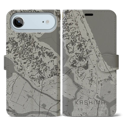 【鹿島（茨城県）】地図柄iPhoneケース（手帳タイプ）