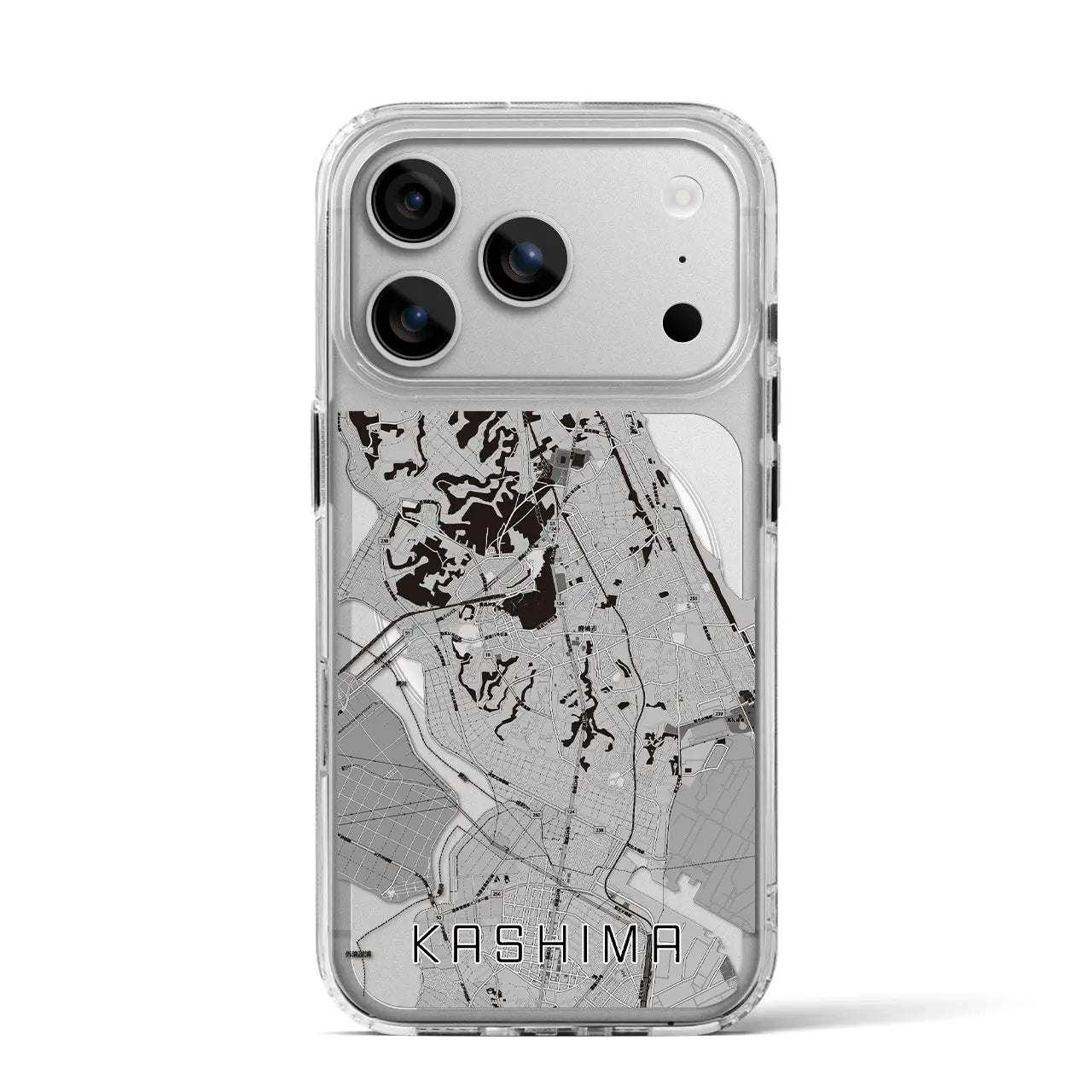 【鹿島（茨城県）】地図柄iPhoneケース（MagSafeタイプ）