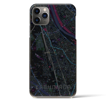 【鹿島田（神奈川県）】地図柄iPhoneケース（バックカバータイプ）