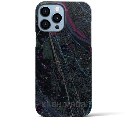 【鹿島田（神奈川県）】地図柄iPhoneケース（バックカバータイプ）