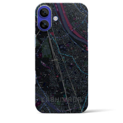 【鹿島田（神奈川県）】地図柄iPhoneケース（バックカバータイプ）