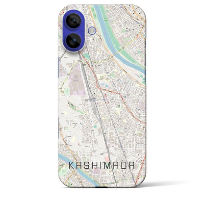 【鹿島田（神奈川県）】地図柄iPhoneケース（バックカバータイプ）ナチュラル・iPhone 16 Pro Max 用