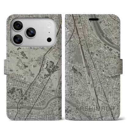 【鹿島田（神奈川県）】地図柄iPhoneケース（手帳タイプ）