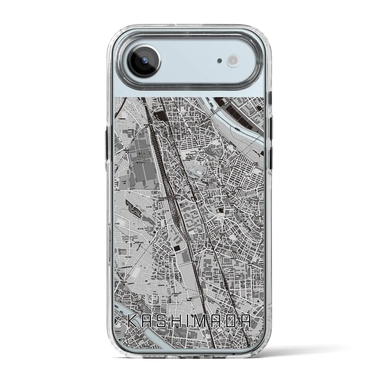 【鹿島田（神奈川県）】地図柄iPhoneケース（MagSafeタイプ）