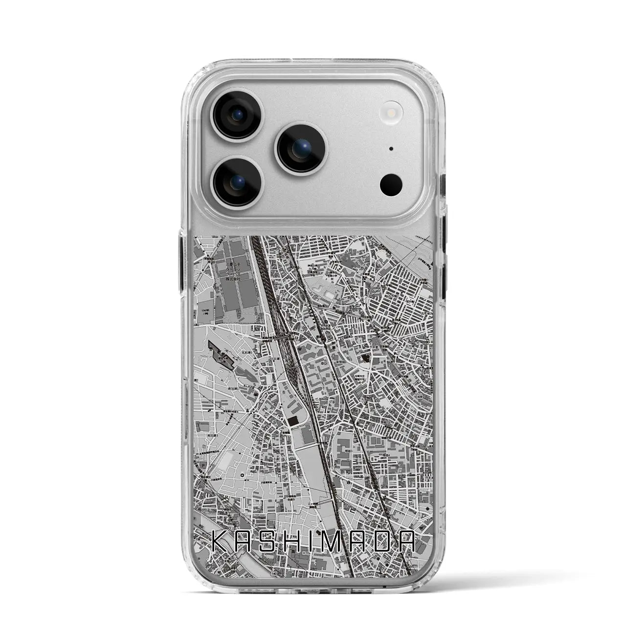 【鹿島田（神奈川県）】地図柄iPhoneケース（MagSafeタイプ）