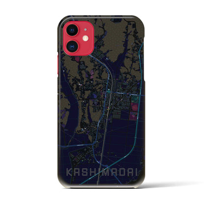 【鹿島台（宮城県）】地図柄iPhoneケース（バックカバータイプ）