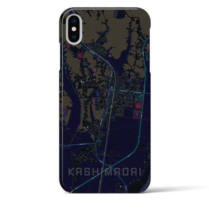 【鹿島台（宮城県）】地図柄iPhoneケース（バックカバータイプ）