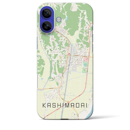 【鹿島台（宮城県）】地図柄iPhoneケース（バックカバータイプ）ナチュラル・iPhone 16 Pro Max 用